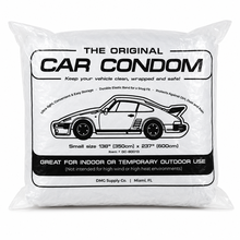 Car Condom Disposable Clear Plastic Car Cover with Elastic Band Small Size 19.6' x 11.5'