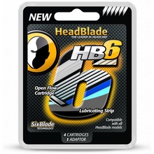 HeadBlade HB6 Six Blade Replacement Kit