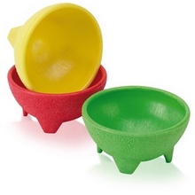 IMUSA MEXI-2001 Multicolor Salsa Dish Set, 10 Ounce, 3 Pack
