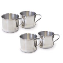 IMUSA R200-12 Aluminum Drinking Cup Mug 1.25 Quart 4 Pack