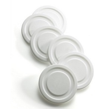 Luminarc N2513/H8426 Large Working Glass White Lids, Set Of 6