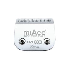 Miaco Size 0000 Detachable Clipper Blade fits Oster Classic 76, Andis BGC, BGR, BGRC, MBG