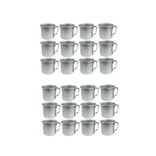 Mian 12 Ounce Aluminum Country Camping Mug Drinking Cup 24 Pieces