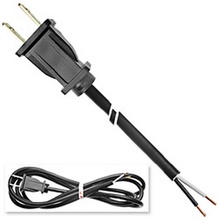 Power Cord 16 Gauge 2 Wire 8' SJO 105c Oil Resistant Cable