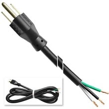 Power Cord 16 Gauge 3 Conductor Wire 8' SJT 105c Cable