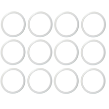 Sunshine Mason Co. Silicone Mason Jar Rim Seal Gasket Wide Mouth 12 Pieces