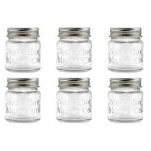 Sunshine Mason Co. Mini Mason Jar Shot Glasses with Metal Lid 2 Ounces, 6 Pieces