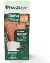 Tilia Foodsaver Vacuum Sealer Gallon Size Bags, 28pk