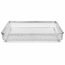 Univen Stainless Steel Upgraded Air Fryer Basket Compatible with Cuisinart Airfryer Oven TOA-26 TOA-28