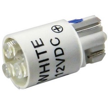 #161 White LED Bulb, 12 volt, T3-1/4 wedge base
