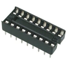 18 Pin, Dual Wipe Socket