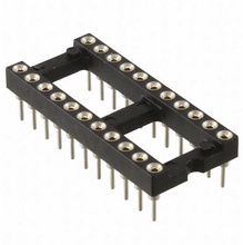 22 Pin, Gold Machine Pin .400" Wide Socket