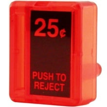 Coin Door Red Reject Button