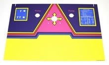 Dig Dug Upright Control Panel Overlay