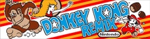 Donkey Kong Remix Marquee