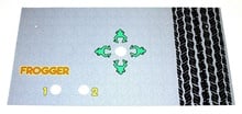 Frogger Upright Control Panel Overlay
