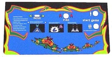 Galaga Upright Control Panel Overlay