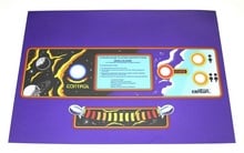 Gyruss Upright Control Panel Overlay