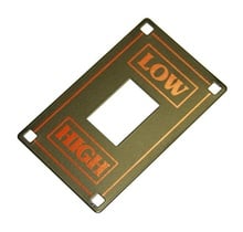 High-Low Speed Shifter Plate