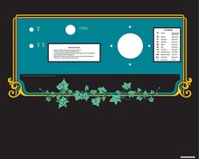 Millipede Upright Control Panel Overlay