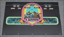 Moon Patrol Upright Control Panel Overlay