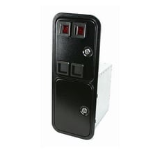 Over/Under Coin Door with Cash Box