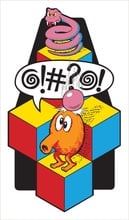 Q*bert Side Art Set