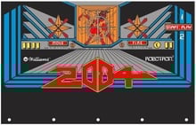 Robotron Upright Control Panel Overlay