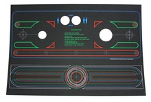 Tron Mini/Cabaret Control Panel Overlay