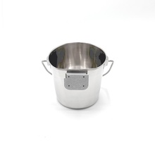 Kennel Gear, 2 Quart Stainless Steel Pail with Insert Block