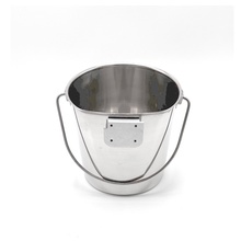 Kennel Gear, 4 Quart Stainless Steel Pail with Insert Block