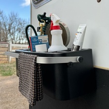 Kennel Gear, HD Caddy with Handle and Surface Mount - Black