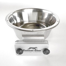 Kennel Gear, 2 Quart Stainless Steel Bowl with Stainless Steel Yoke System