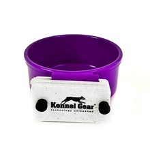 Kennel Gear, 20 oz Plastic Bowl System - Purple