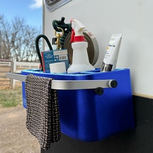 Kennel Gear, HD Caddy with Handle and Surface Mount - Blue