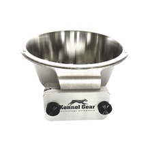 Kennel Gear, .5 Pint Stainless Steel Bowl with Aluminum Yoke System