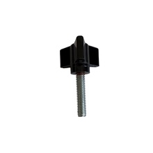 Triangle Knob with Threaded Rod 2" Long, Plain