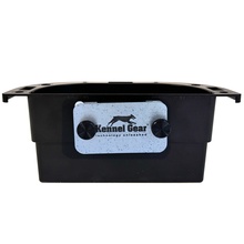 Kennel Gear, Supply Caddy with Plastic Bar Mount System - Black