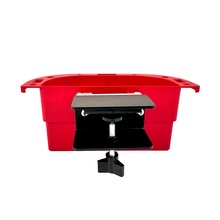 Kennel Gear, Supply Caddy with Small Table Mount - Red