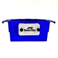 Kennel Gear, Supply Caddy with Plastic Bar Mount System - Blue