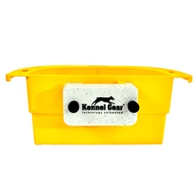 Kennel Gear, Supply Caddy with Plastic Bar Mount System - Yellow