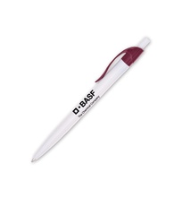 Nico White Barrel Pen