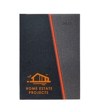 Orebro 40 Page Manager Date Log with Colored Edge Pages
