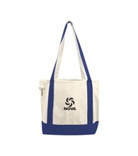 Small Accent Boat Tote Bag - Full Color Imprint