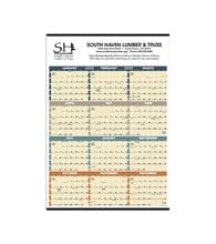 Time Management Span-A-Year Calendar (Non-Laminated)