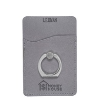 Leeman Tuscany Card Holder With Metal Ring Phone Stand