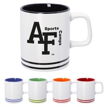 Custom 10 oz. Lacrosse Ceramic Mugs