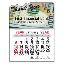 Adhesive Peel-N-Stick® Calendar - Thank You