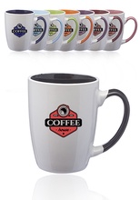 12 oz. Java Two-Tone Personalized Coffee Mugs