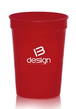 12 oz. Promotional Plastic Stadium Cups
